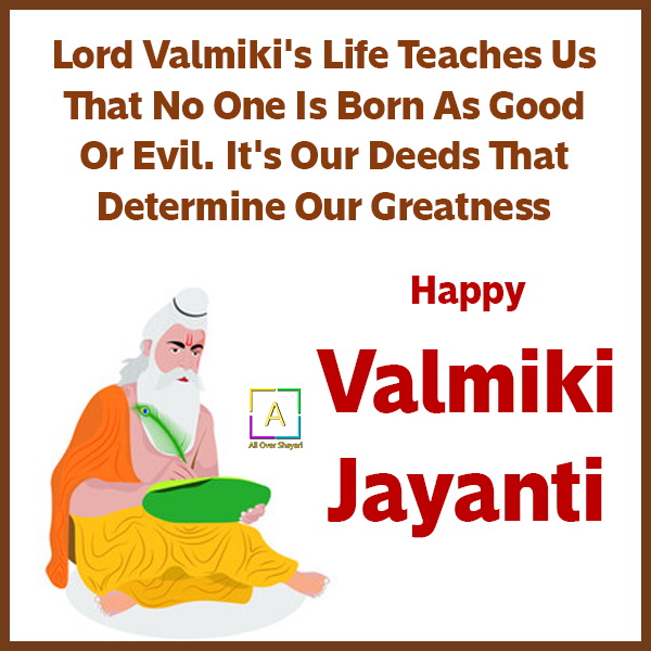 Maharishi Valmiki Jayanti Quotes, Best Lord Valmiki Jayanti Images