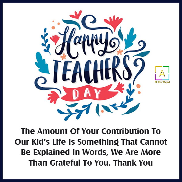 Best Wishes On Teachers Day, 2 Lines Status Teachers Day