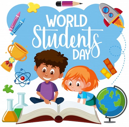 World Student Day Concept Poster Banner Stock Vector, 42% OFF