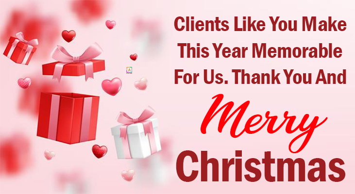 Happy Christmas Wishes For Clients And Customers