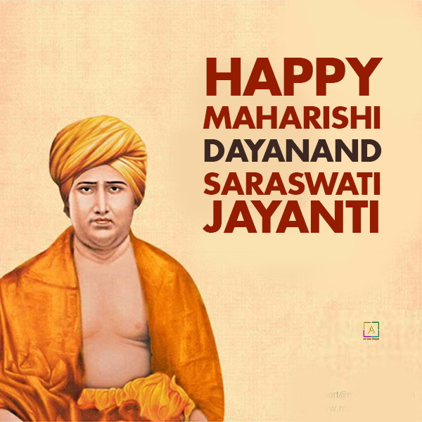 Happy Maharishi Dayanand Saraswati Jayanti Wishes & Shubhkamnaye