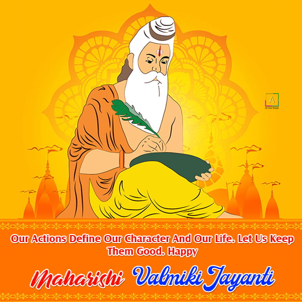 Maharishi Valmiki Jayanti Quotes, Best Lord Valmiki Jayanti Images